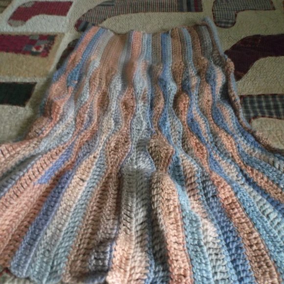 Hand Made Soy Yarn Tulip Skirt - Picture 4 of 5